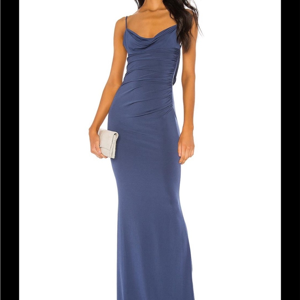 Katie May surreal dress in blue EUC